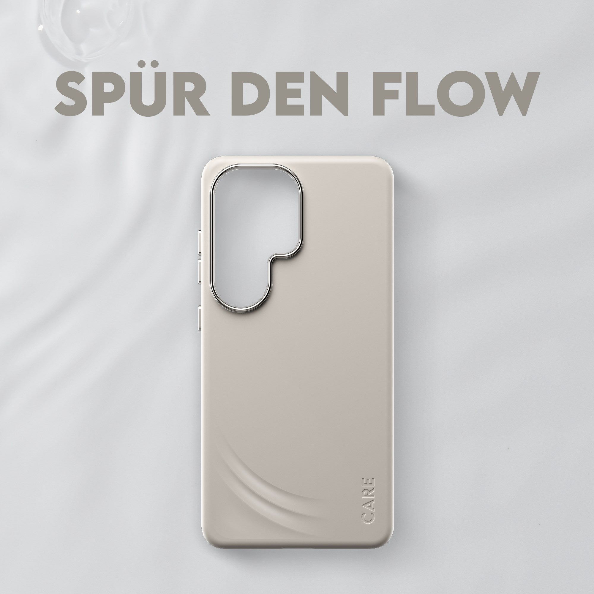 CARE™ by PanzerGlass® Flow Case Vanilla m. Qi Samsung Galaxy S26 Ultra